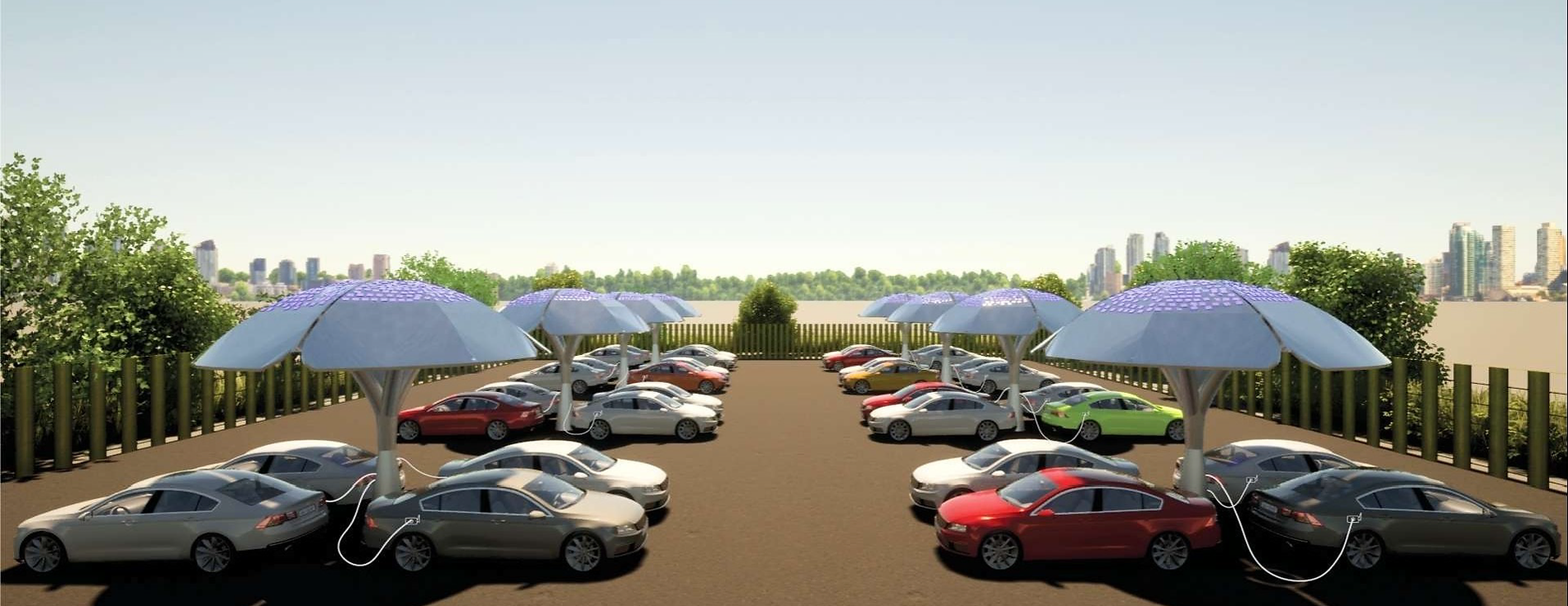 Now you can charge your EV using a solar tree